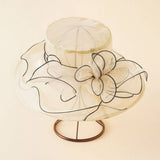 FLOWER MESH BEACH SUN HAT_CWAH1409