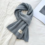 Knit Stripe Scarf Warm Fall/Winter Unisex Scarf_Cwasc0985