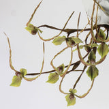 ARTIFICIAL 3 HEAD LEAFLESS SLIPPER ORCHID STEM_CWMM6519