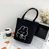 CUTE CARTOON RABBIT MINI TOTE BAG_CWAB1713