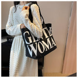 2024 NEW LETTER PRINT SIMPLE SHOULDER BAG_CWAB2671