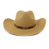 SEASIDE BEACH SUN PROTECTION DENIM STRAW HAT_CWAH1256