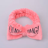 ALPHABET BOW FACE WASH HEADBAND_CWMM0726