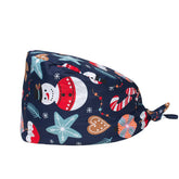 SURGICAL CAP PRINTED COTTON HAT NURSE CAP_CWAH3329