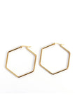 18K Gold Plated Stainless Steel Earrings_Cwaje0403