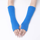 Long Knitted Warm Fingerless Gloves_Cwag0096