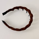 Velvet Headband With Teeth Soft Autumn Style_Cwaha08034