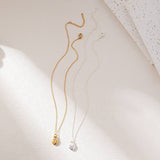 CREATIVE STAINLESS STEEL LOVE LOCK NECKLACE_CWMM5708