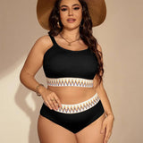 PLUS SIZE BIKINI SWIMSUIT_CWMW0224