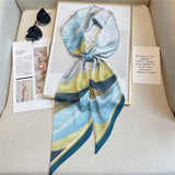 IMITATION SILK RIBBON BEVEL WIDE COLLAR HEAD SCARF_CWASC1529