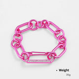 PINK SMALL FRESH EARRINGS NECKLACE BRACELET SET_CWAJE2937