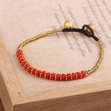 HANDMADE VINTAGE SIMPLE BEADED BRAIDED BRACELET_CWAJE3966