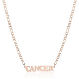 SIMPLE TWELVE ZODIAC STAINLESS STEEL GOLD NECKLACE_CWMM2726