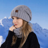 OUTDOOR COLD PROTECTION HAT AND SCARF SET_CWASC1121