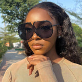 METAL FRAME ONE PIECE LENSES SUNGLASSES_CWASG0370