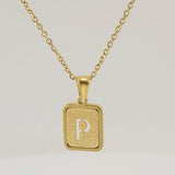 FASHION 26LETTER STAINLESS STEEL PENDANT NECKLACE_CWAJE0678