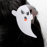 HALLOWEEN GHOST HAIR CLAW BACK BUN SPOOKY CLIP_CWAHA1456