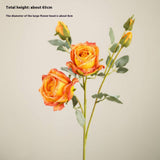 BURNT EDGE SHEENA ROSE BOUQUET FOR WEDDING DECOR_CWMM6526