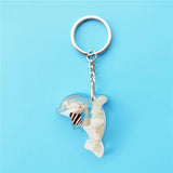 NEW DOLPHIN SHAPE KEYCHAIN SOUVENIR PENDANT_CWMM3697