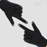 Unisex Touchscreen Gloves Soft Knit Winter Style_Cwag0022