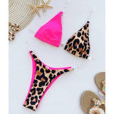 INVISIBLE STRAP LEOPARD PRINT SWIMSUIT_CWMW0327