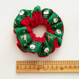 8Pcs Xmas Plush Hair Scrunchies Jingle Bells_Cwaha07590