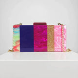 Marble Acrylic Pearl Clutch Stylish Crossbody Bag_Cwab5961