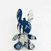 HAND DYED INDIGO BUNNY PLUSH CHARM_CWMM5997