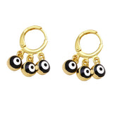 RETRO COLORFUL OIL DROP DEVILS EYE EARRINGS_CWAJE1021