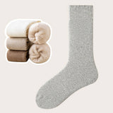 THERMAL FLEECE LINED CREW SOCKS FOR WOMEN WINTER_CWMS0282