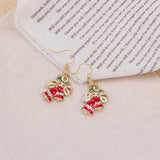 CHRISTMAS CREATIVE SWEET BOW BELL EARRINGS_CWAJE1869