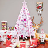 PINK RIBBON TREE TOPPER ORNAMENT SET_CWAJE5301