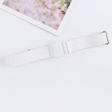 SOLID WOVEN BUCKLELESS ELASTIC WAISTBAND_CWABE0674