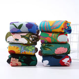 AUTUMN AND WINTER FLORAL MID CALF SOCKS_CWMS1005