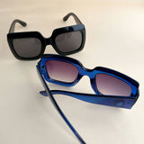 SIMPLE SQUARE FRAME COLOR BLOCK SUNGLASSES WOMEN_CWASG0258