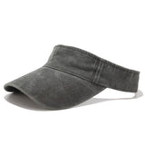 Washed Cotton Visor Hat Street Style Sun Cap_Cwah3306