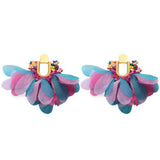 U-Shaped Beaded Tassel Earrings Dopamine Style_Cwmm6167