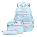 GIRLS BACKPACKS FOR SCHOOL 3 PIECE OCEAN DESIGN_CWAB5392