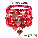 LOVE LOVE LOVE FRIENDSHIP GIFT HANDMADE BRACELET_CWMM3510