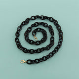 47 OVAL 0 67 0 98 ACRYLIC CHAIN BAG STRAP_CWMM5099