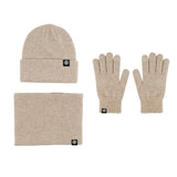 Windproof Warm Hat Scarf Gloves Three-Piece Set_Cwmm2781