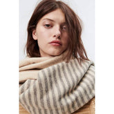 STRIPED LAYERED SCARF WRAP SOFT OVERSIZED SHAWL_CWASC2335