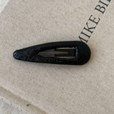 Faux Leather Geometric Bb Clip Elegant Hairpin_Cwaha08051