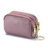 MULTIFUNCTIONAL HEADER COWHIDE MINI COIN PURSE_CWAB3893