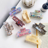 Retro And High-End Acetate Leopard Hair Clippers