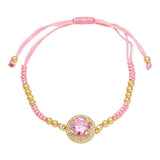 SET WITH COLORED ZIRCON BRACELET_CWAJE1040