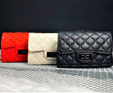 Diamond Pattern Quilted Purse Shoulder Bag_Cwab007-B20331
