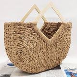 Women Casual Moon Bag Woven Tote Bag_Cwab0830