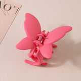 MATTE BUTTERFLY HAIR CLAW CLIP STRONG STYLISH_CWAHA0087