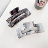 ACRYLIC INK HAIR CLAW LARGE HOLLOW SHARK CLIP_CWAHA0393